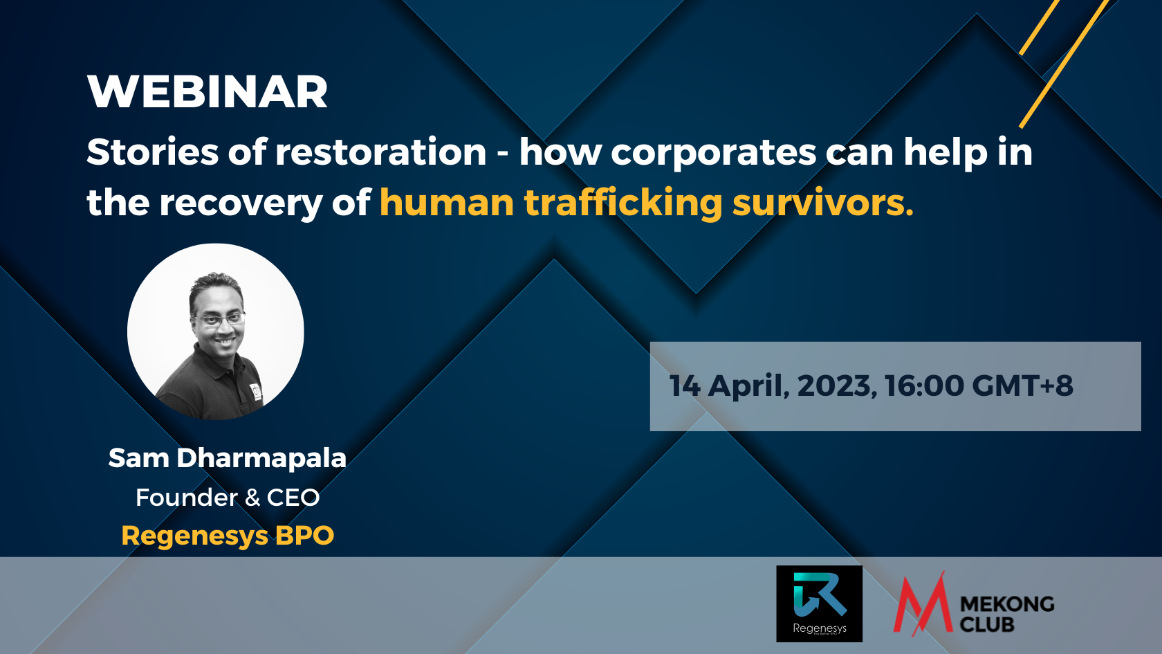 Stories of Restoration: A Webinar on Corporate Contributions to Human Trafficking Survivor Recovery
